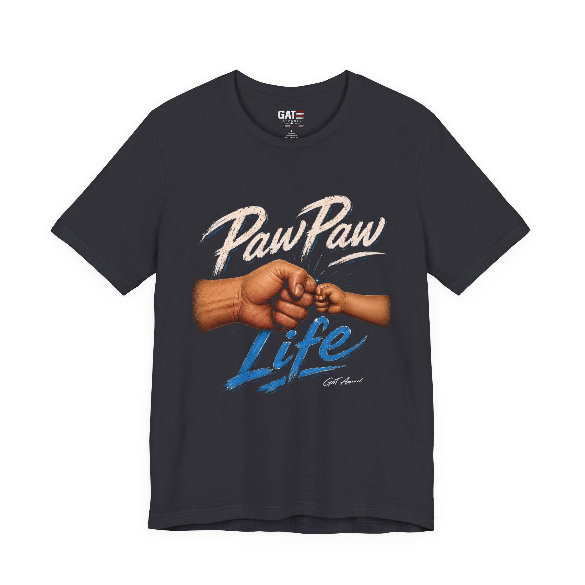 PawPaw Life Tee Style 3 | Grandpa Fist Bump Grandfather Shirt