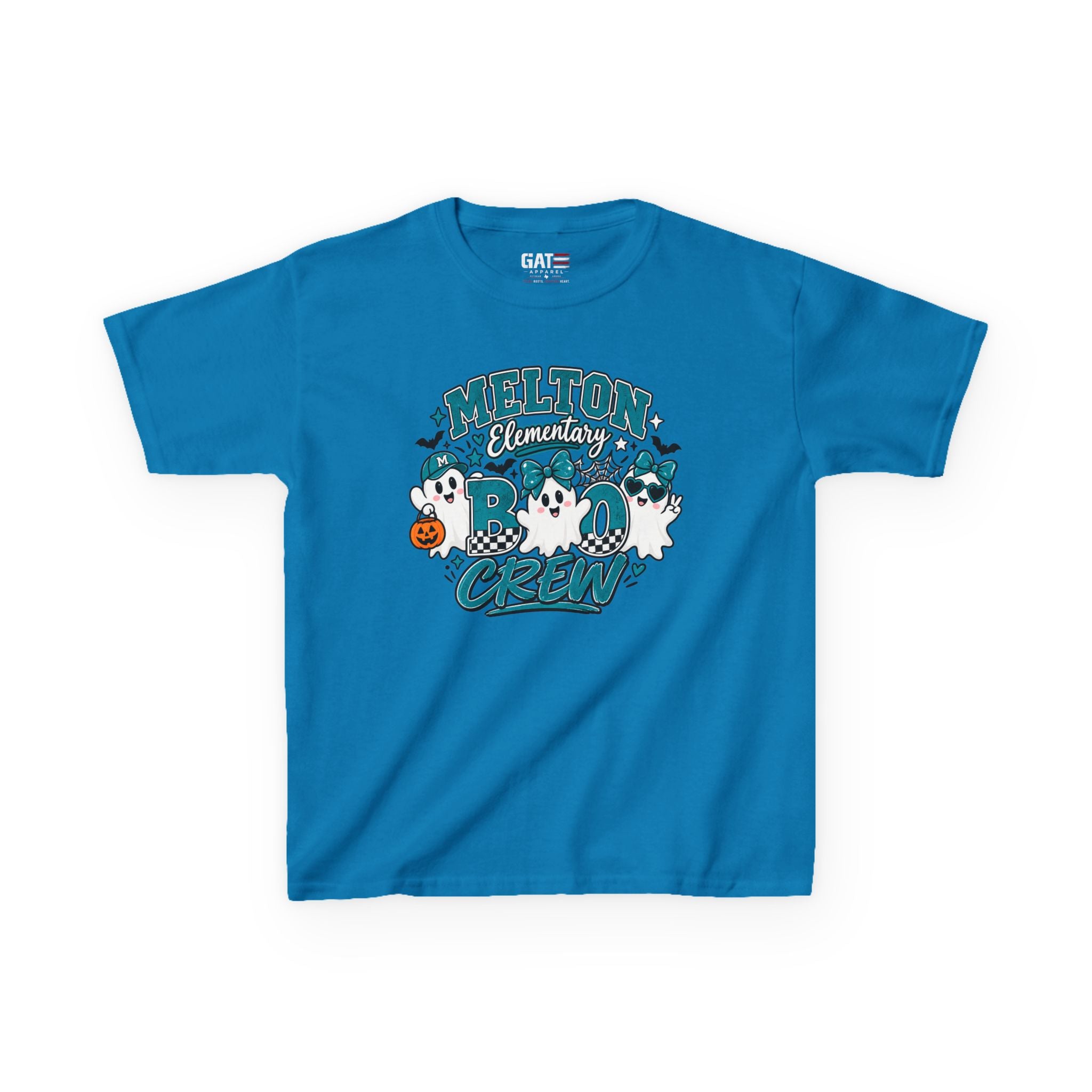 Melton Elementary Kids Boo Crew' Halloween T-Shirt