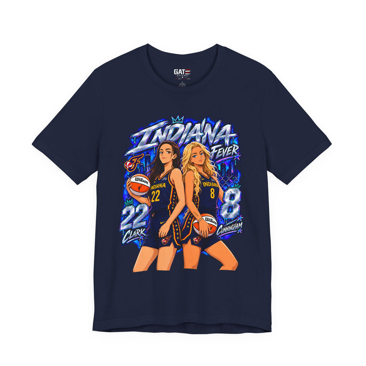Caitlin Clark & Sophie Cunningham Anime Shirt | Style 2