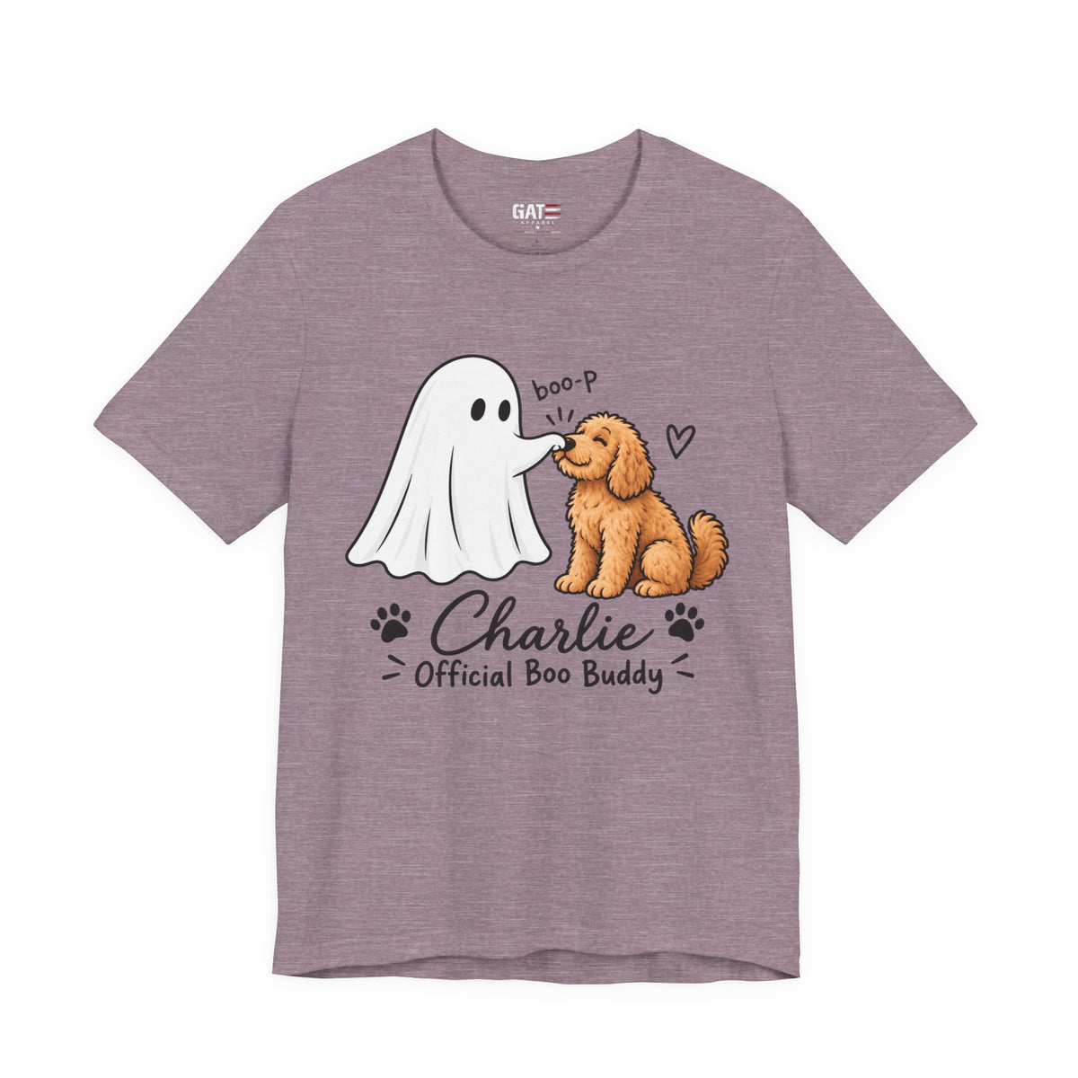 Personalized Ghost Boop Dog Shirt – Custom Pet Photo Halloween Tee