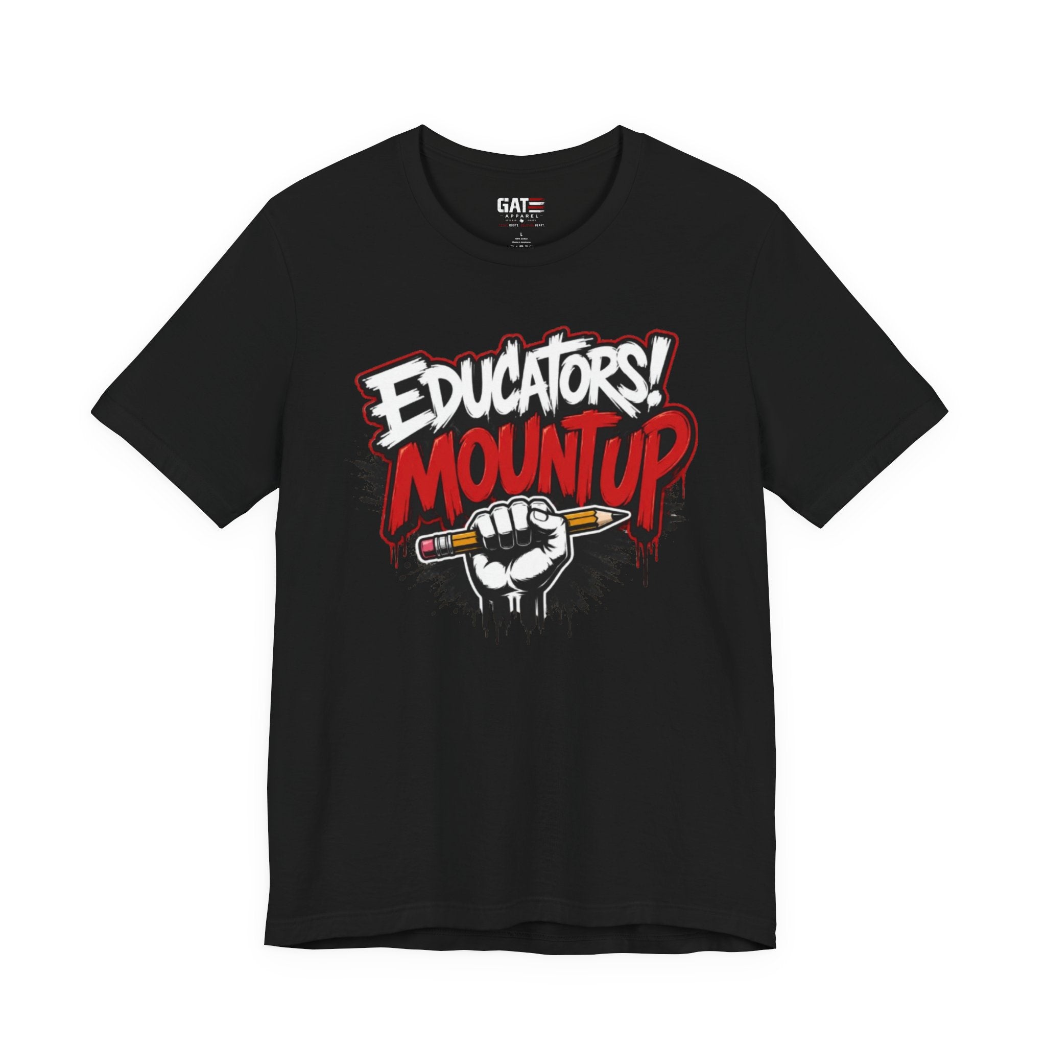 Educators Mount Up T-Shirt — Teacher Pride Graphic Tee