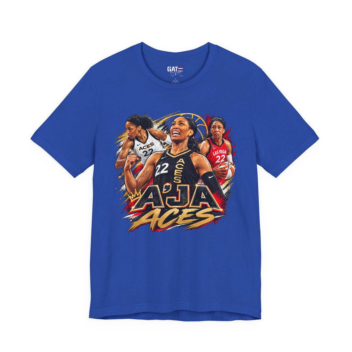 A'ja Wilson Las Vegas Aces Shirt – WNBA Basketball Graphic Tee product mockup 10