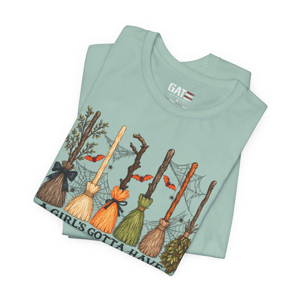 A Girl's Gotta Have Options Witch Brooms T-Shirt - product image 25