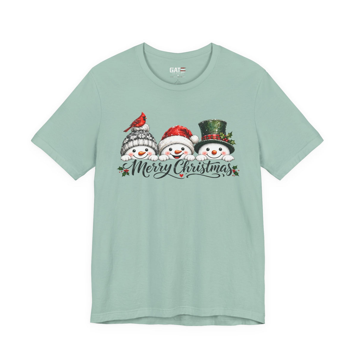 Merry Christmas Snowman Shirt - product mockup view 14