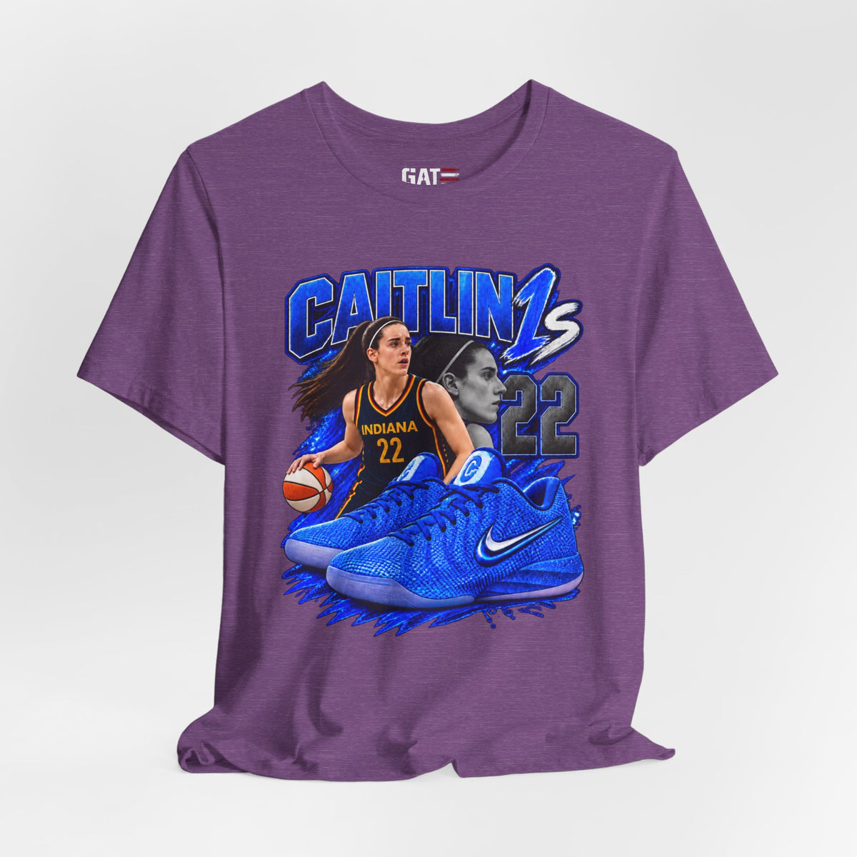 Caitlin Clark Caitlin 1s Racer Blue Classic Sneaker Shirt
