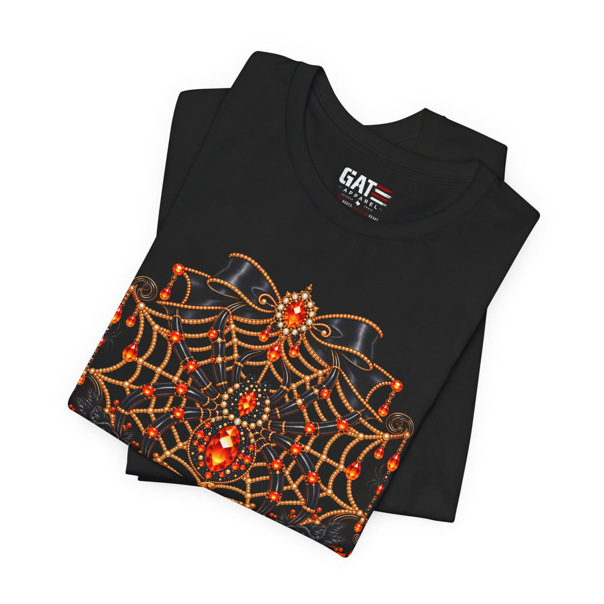 Halloween Spider & Pumpkins T‑Shirt