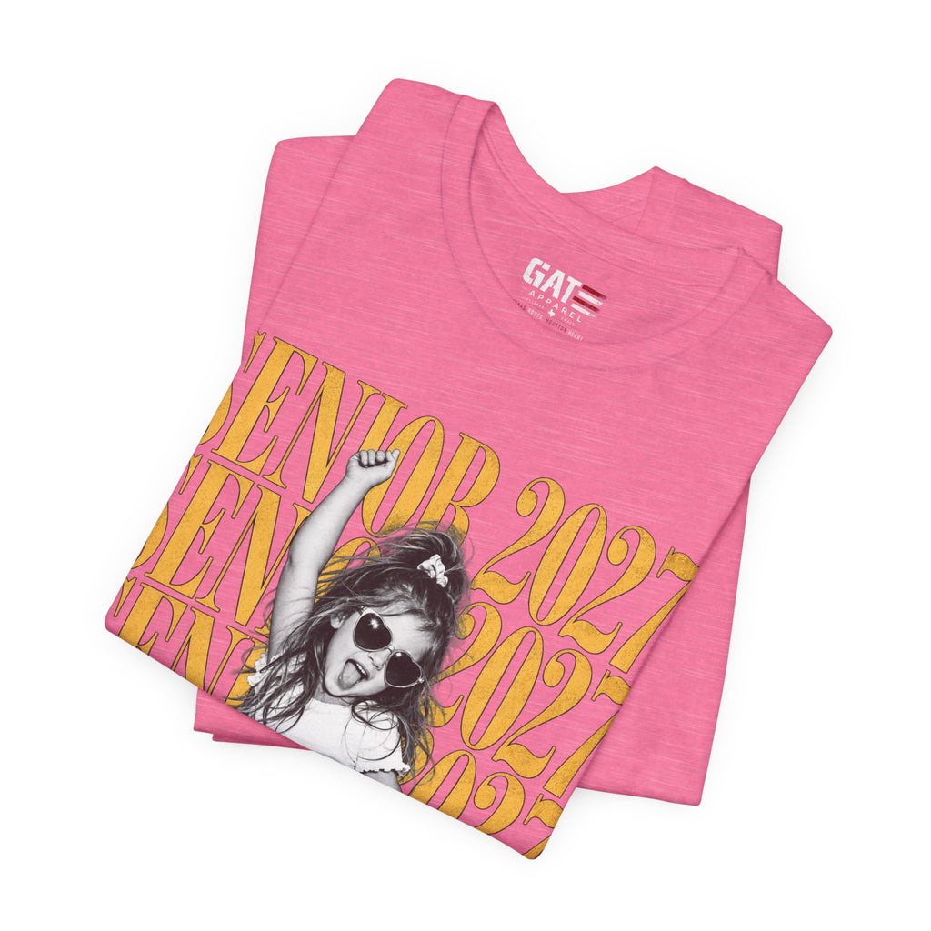 Personalized Senior 2027 Photo Shirt | Graduation Tee