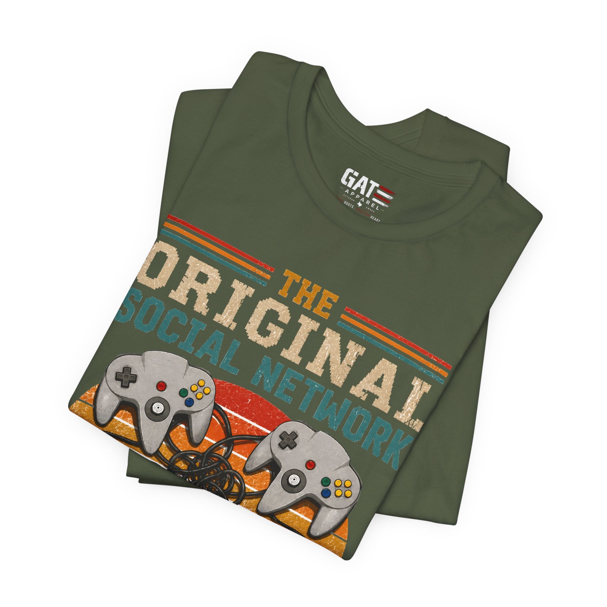 Original Social Network Shirt, Retro Gamer Shirt, N64 Inspired Gaming Tee, 90s Gamer Gift, Vintage Video Game Shirt