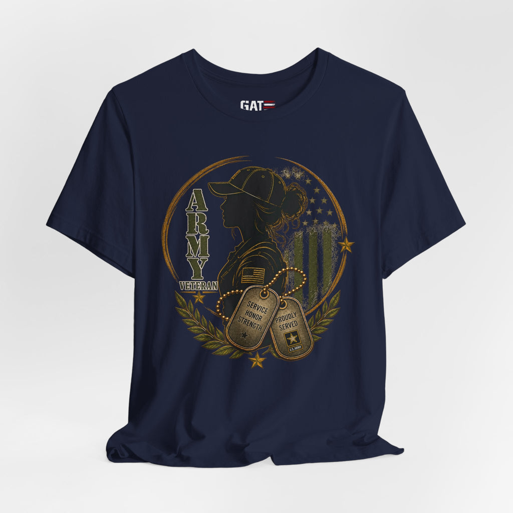 Female Vet Army Veteran Women’s Tee