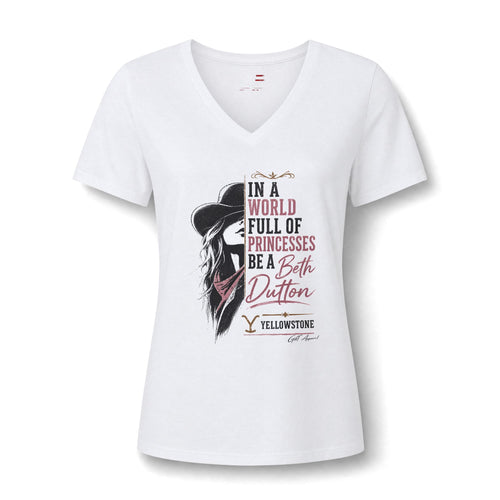 Be a Beth Dutton Yellowstone Women's V-Neck Shirt