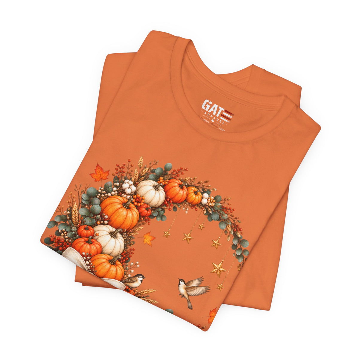 Autumn Pumpkin Wreath Tee