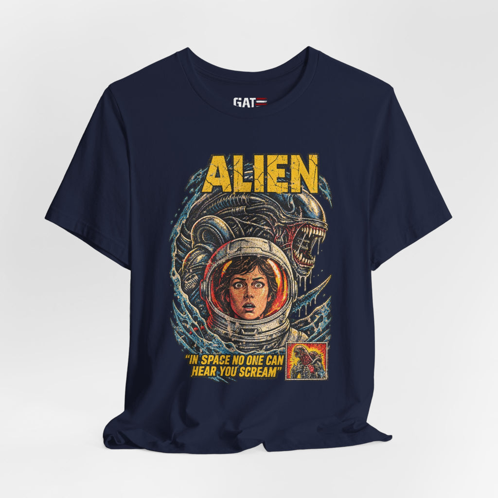 Alien Movie Shirt | Vintage Sci-Fi Horror Graphic Tee