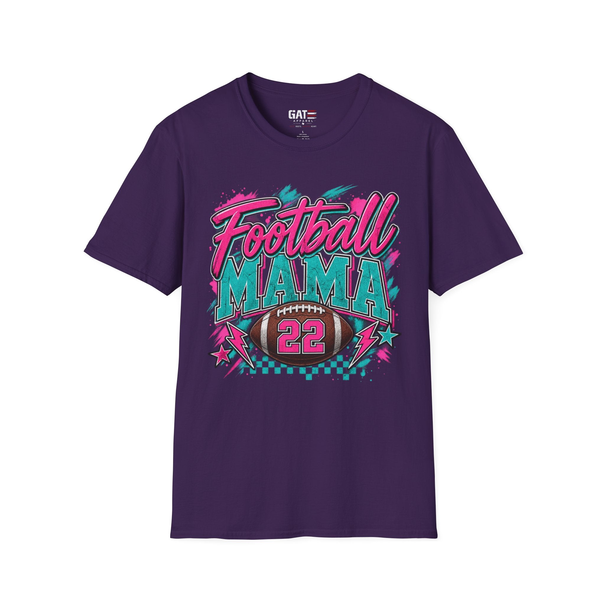 Football Mom Personalized Shirt Custom Player Name Number Game Day Tee