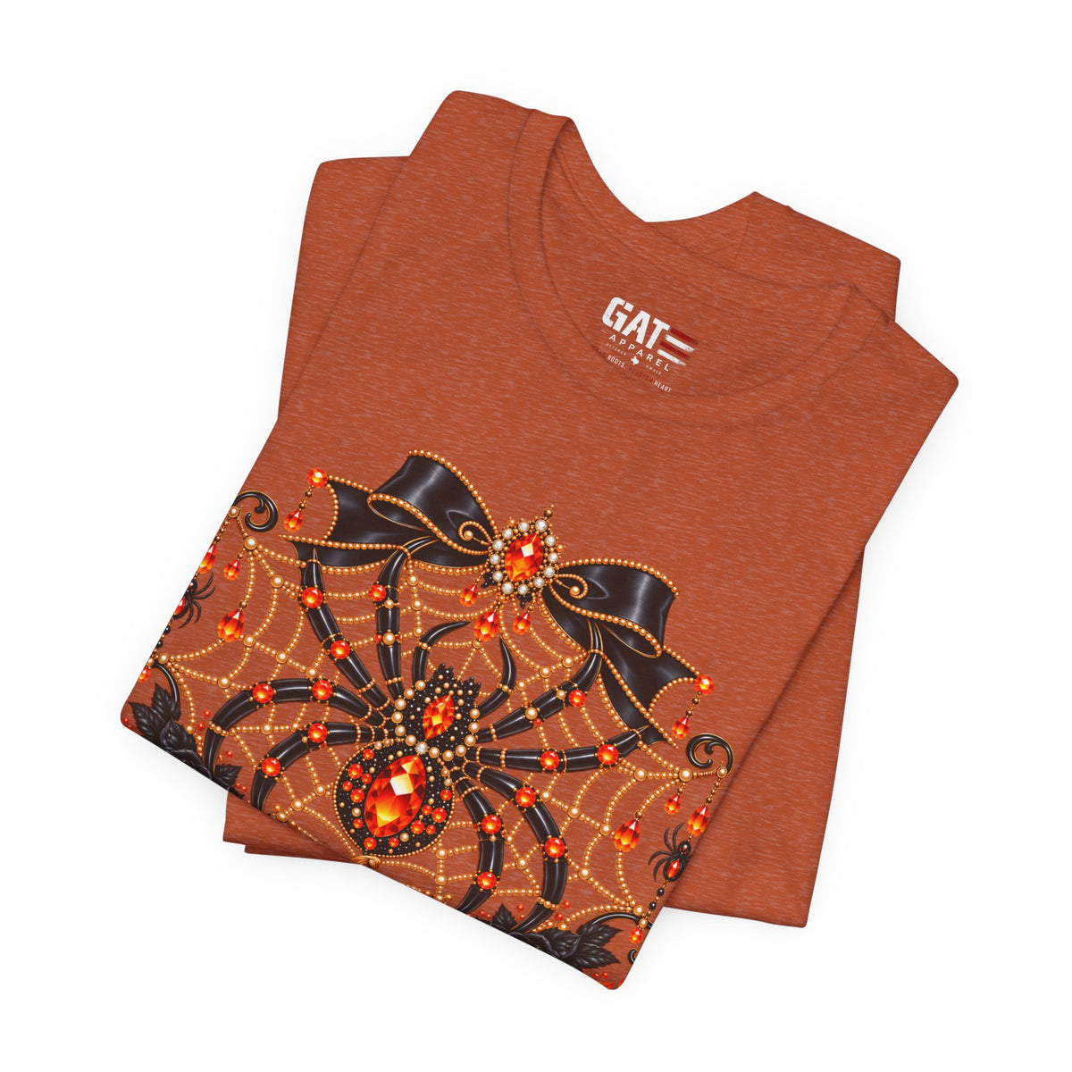 Halloween Spider & Pumpkins T‑Shirt