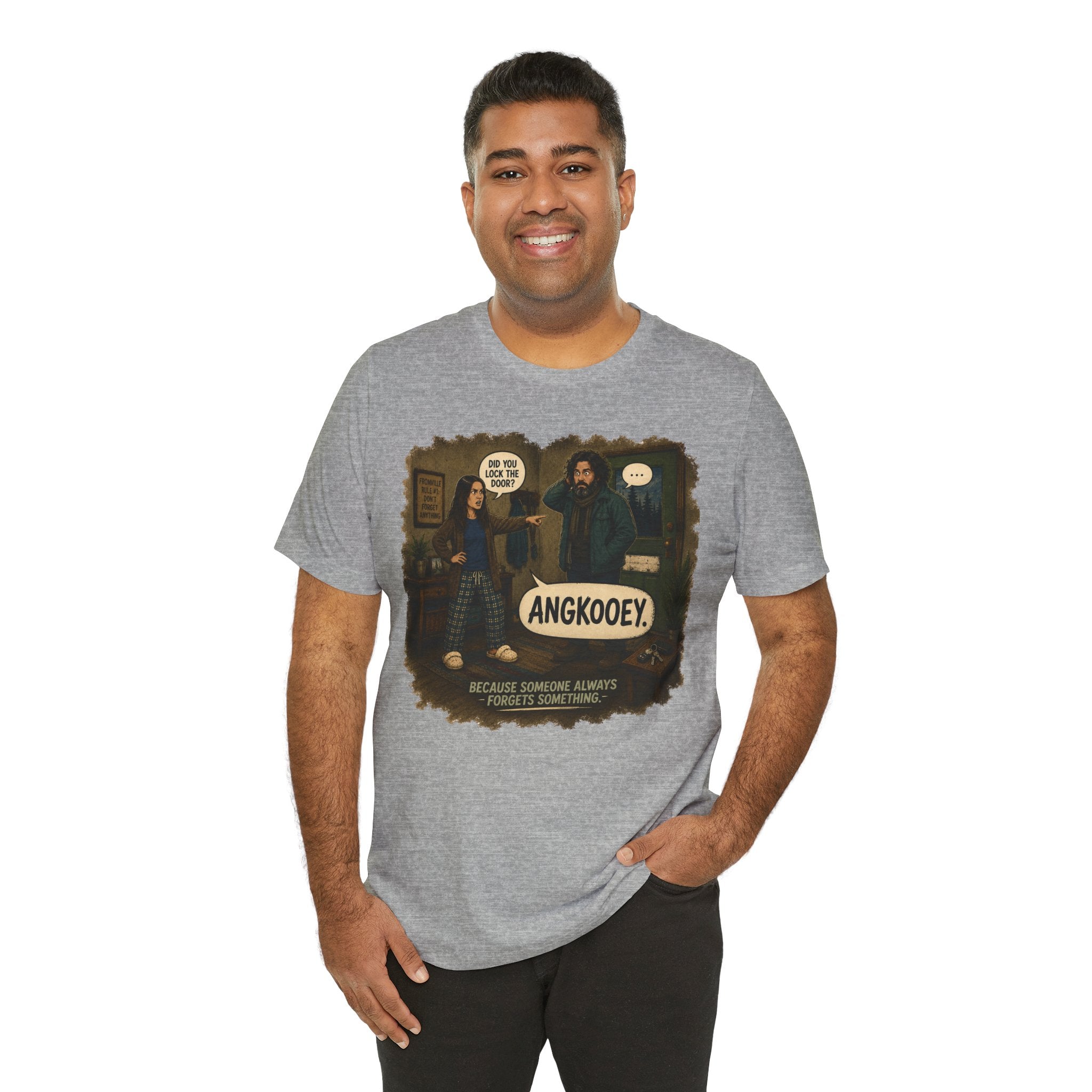 Angkooey Vintage Movie Quote T‑Shirt — Funny Horror Comedy Tee