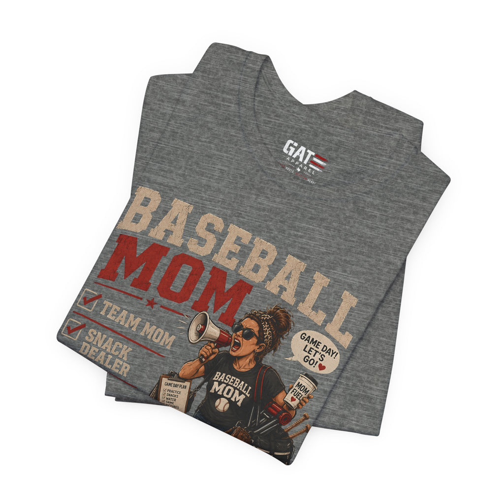 Baseball Mom Shirt, Baseball Mom Gift, Team Mom Shirt, Sports Mom Tee, Game Day Mom Shirt, Baseball Mama Shirt, Snack Dealer, Biggest Fan