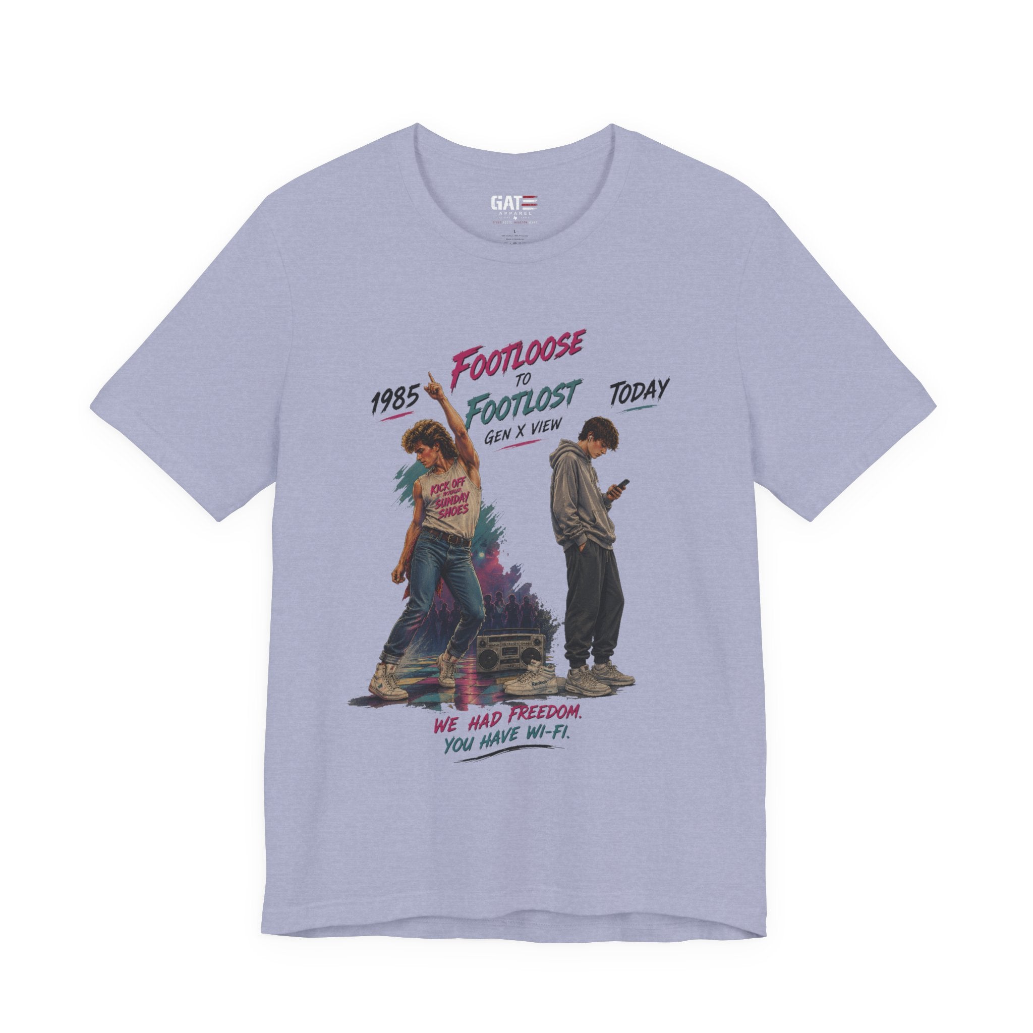Retro 'Footloose' Movie Graphic Tee — 80s Dance Vintage T-Shirt