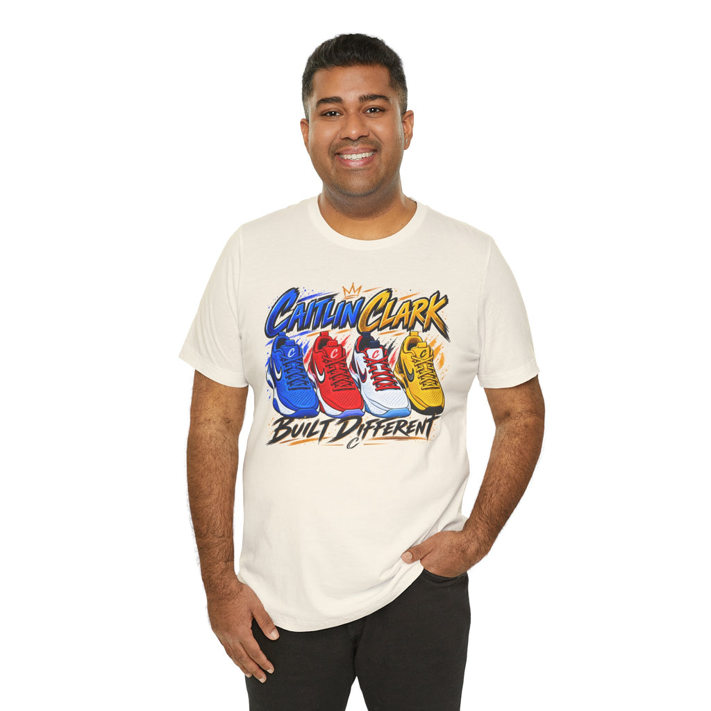 Caitlin Clark Built Different Sneaker Shirt | Indiana Fever Tee