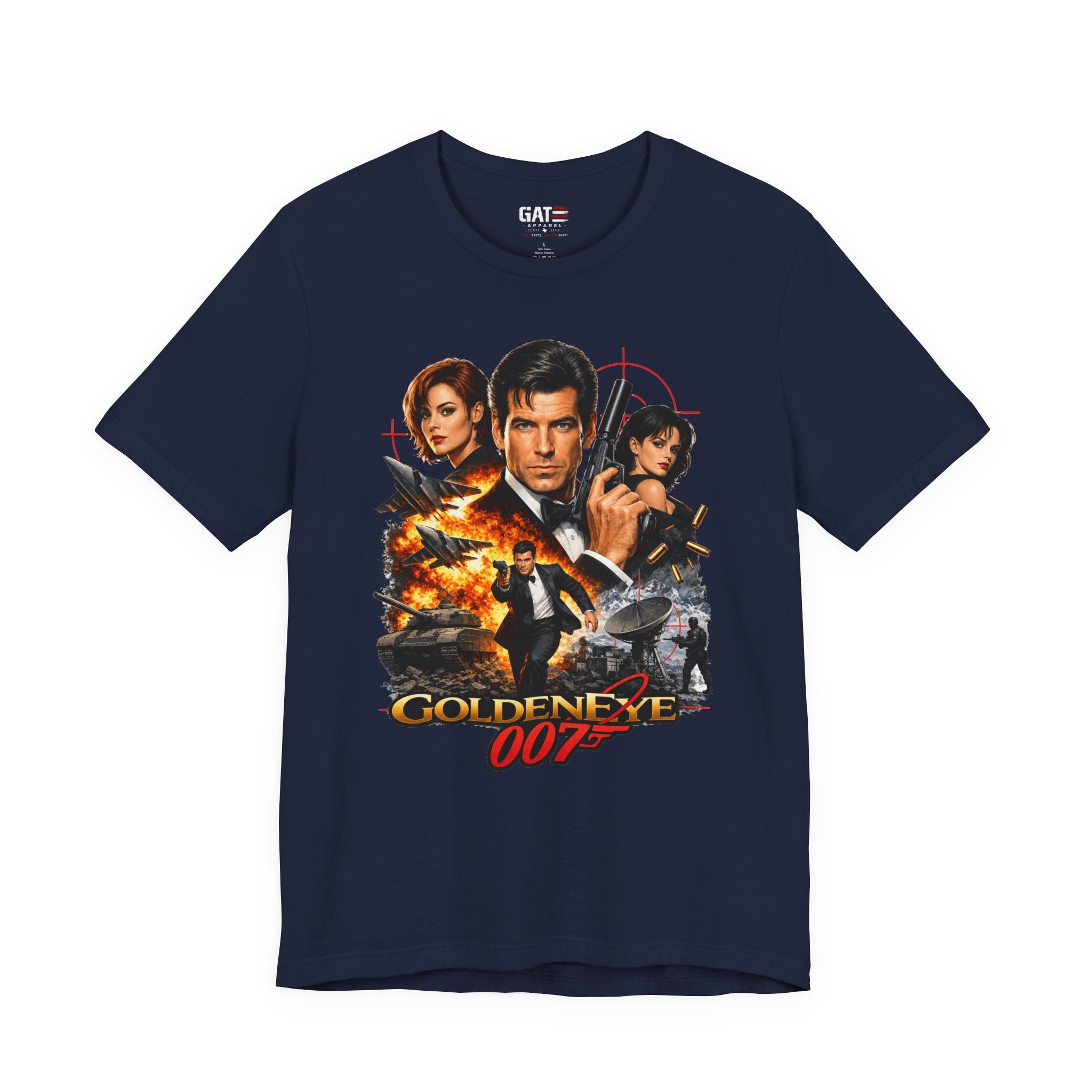 Retro Gamer Shirt, Classic N64 Gaming Tee, FPS Video Game Shirt, Old School Gamer Gift, Retro Gaming Movie Poster Tee | Graphic T-Shirt