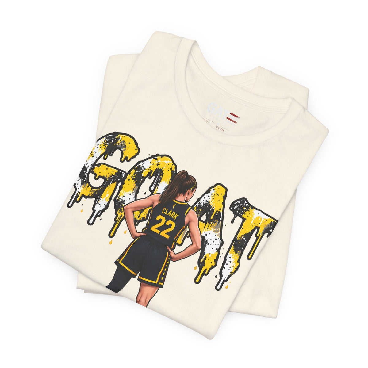 Caitlin Clark Caitlin 1s GOAT Yellow Sneaker Shirt