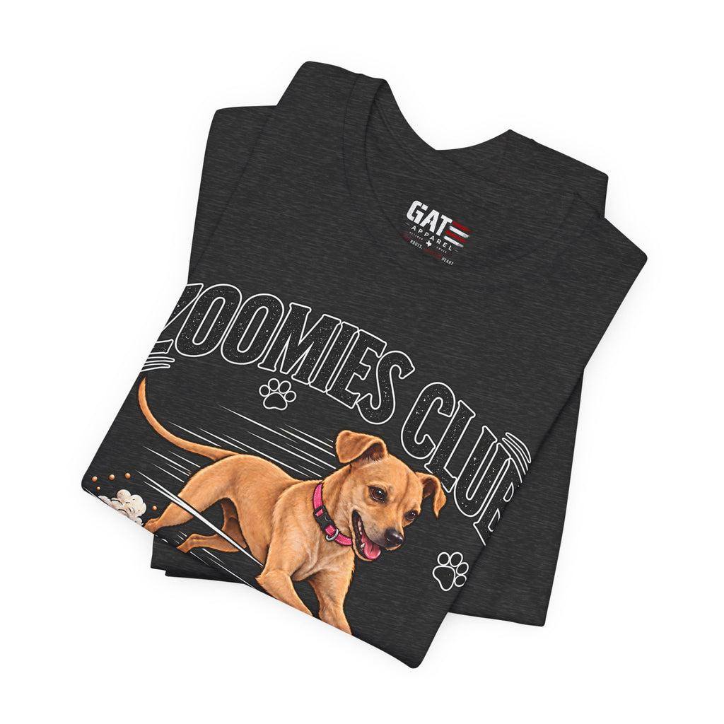 Personalized Zoomies Club Dog Shirt | Custom Pet Tee