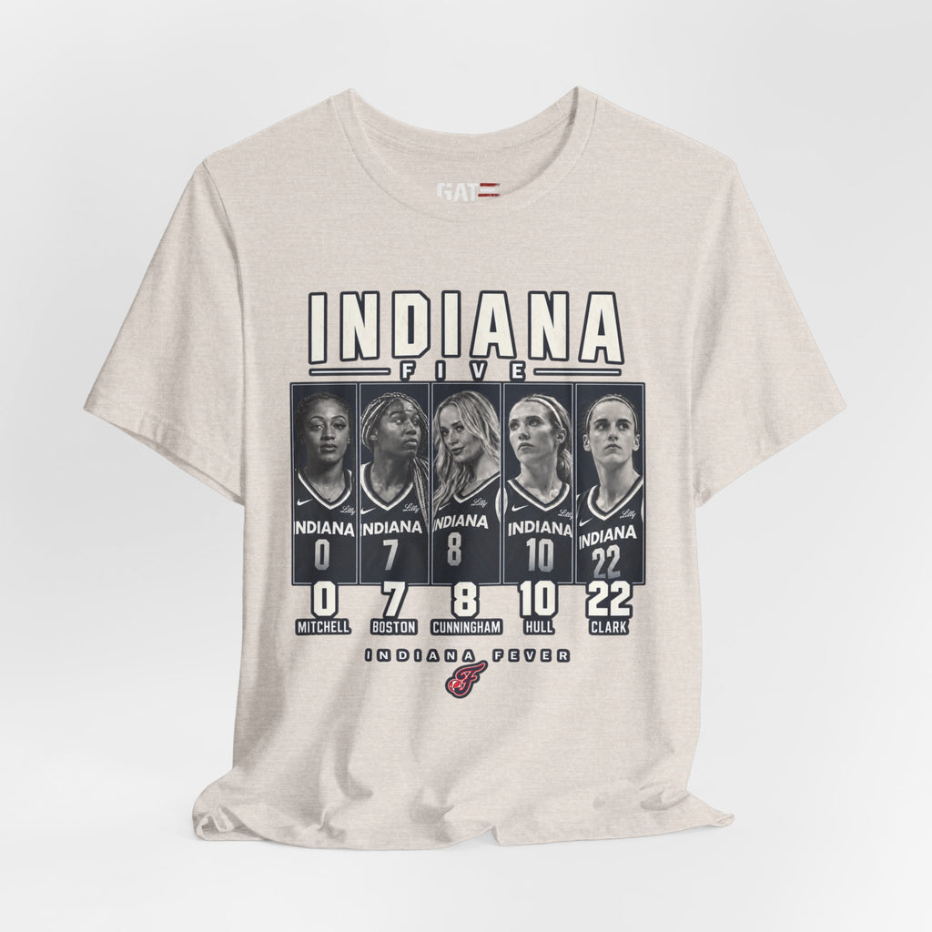 Indiana Fever The Five Shirt | Caitlin Clark WNBA Basketball Tee