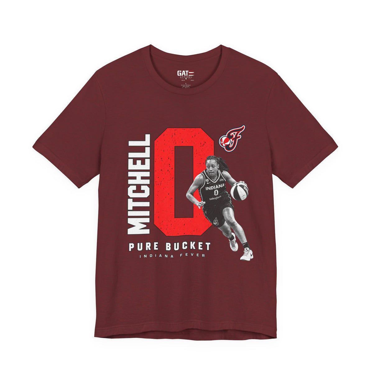 Kelsey Mitchell Shirt | Indiana Fever WNBA Basketball Tee