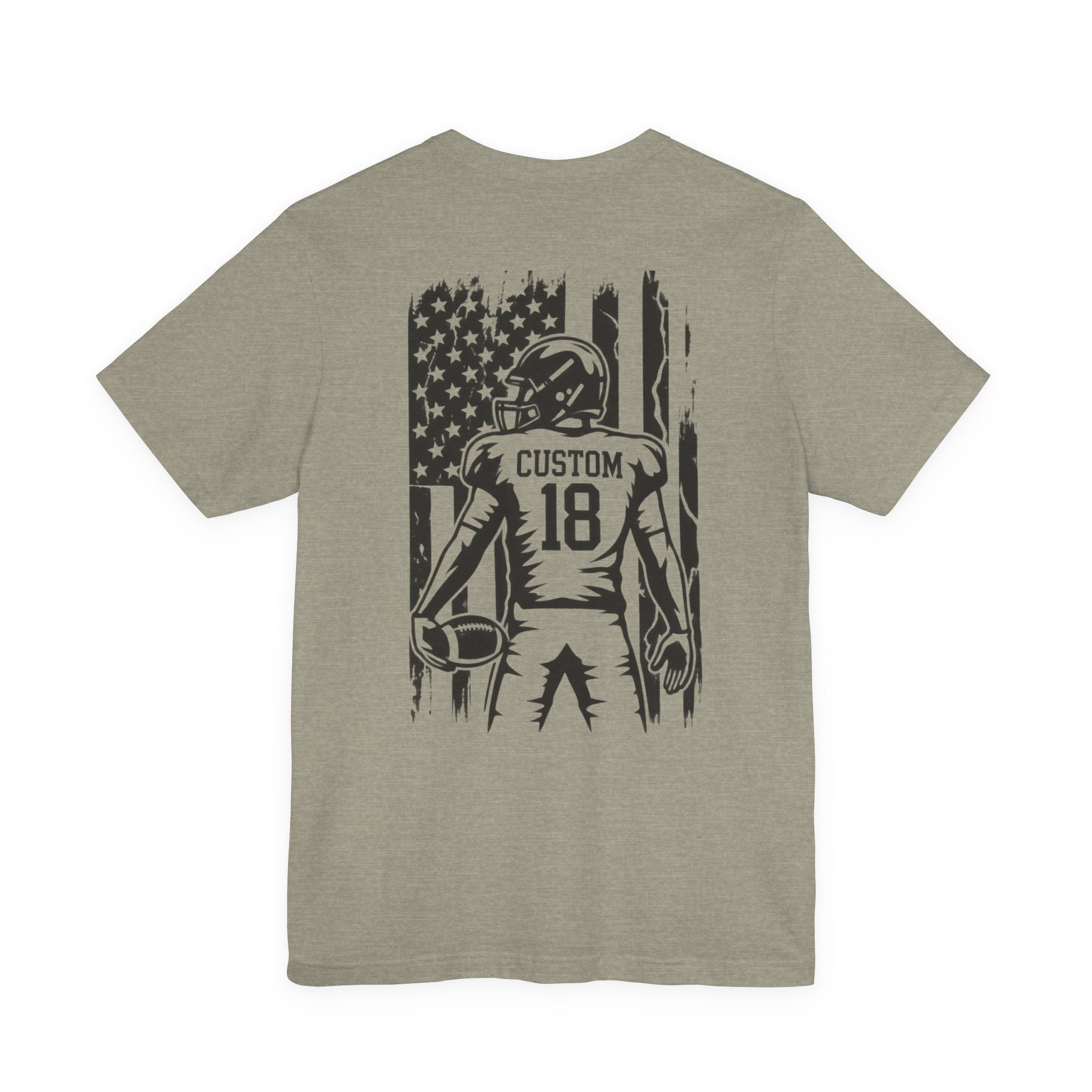 Football Mom Personalized Shirt Custom Player Name Number Game Day Tee