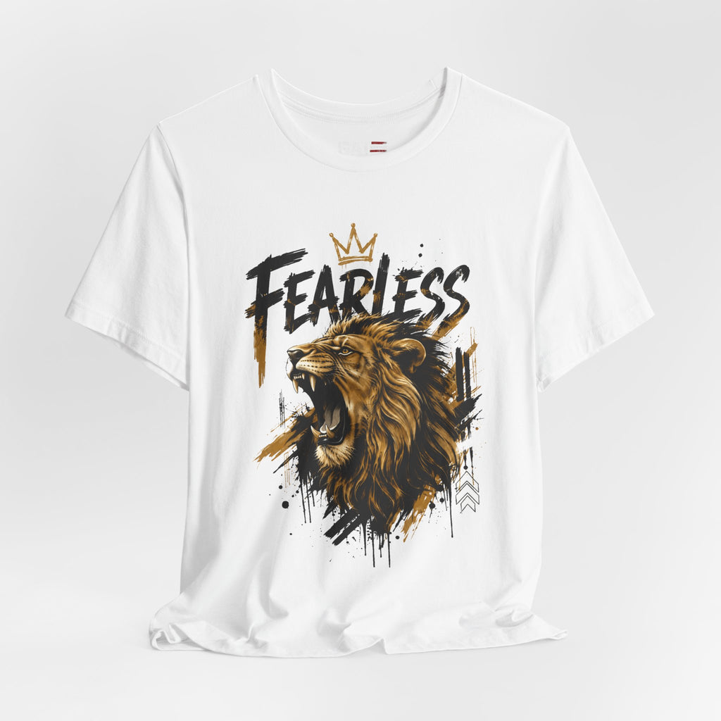 Fearless Lion Tee — Inspirational Graphic T-Shirt