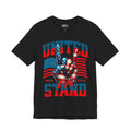 United We Stand T-Shirt — Patriotic American Flag Peace Hand Tee