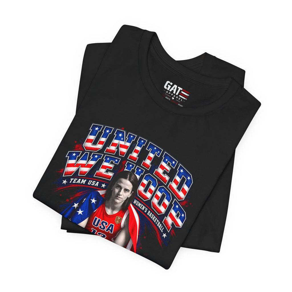 Caitlin Clark Team USA Shirt | WNBA Tee Style 2
