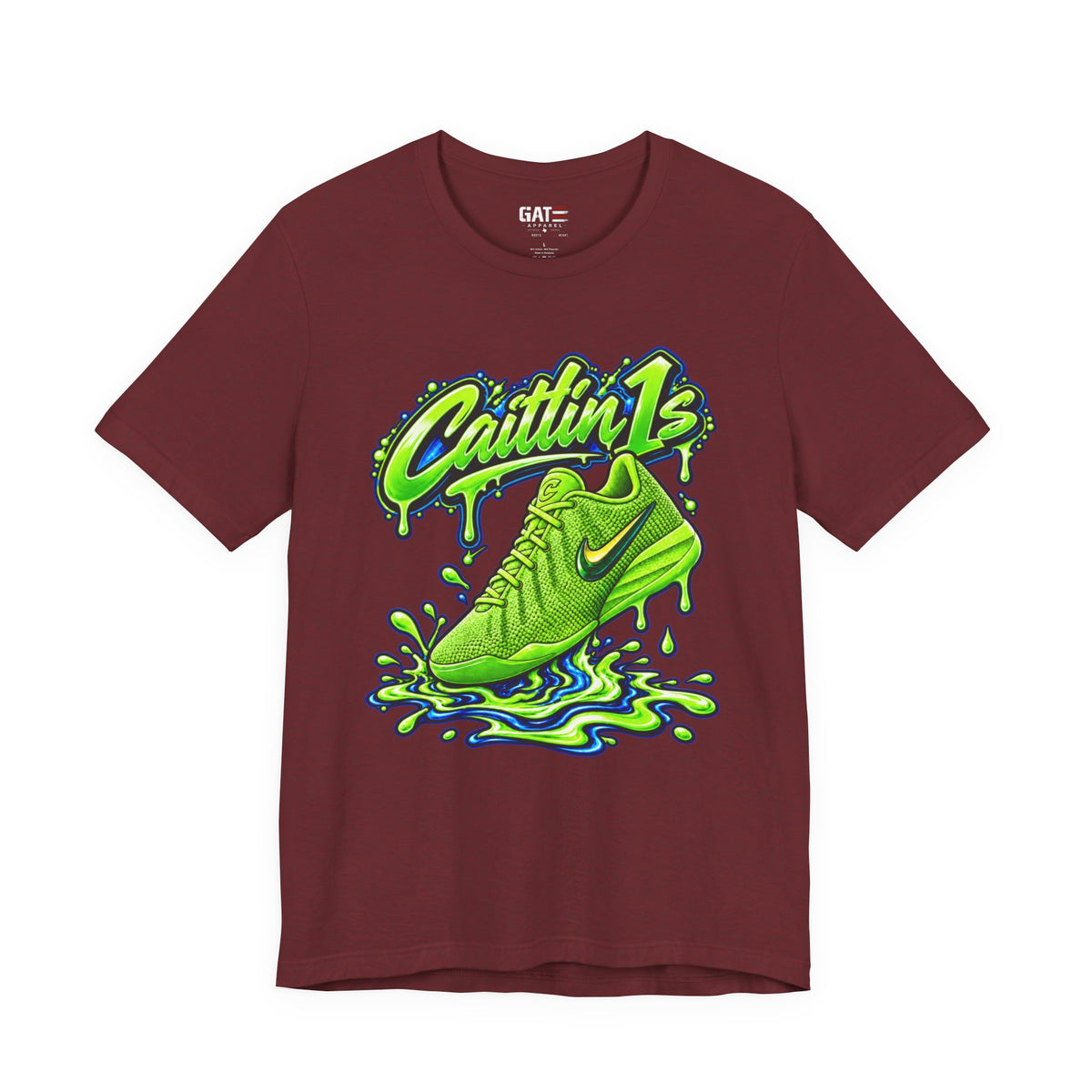 Caitlin Clark Caitlin 1s Electric Green Sneaker Shirt