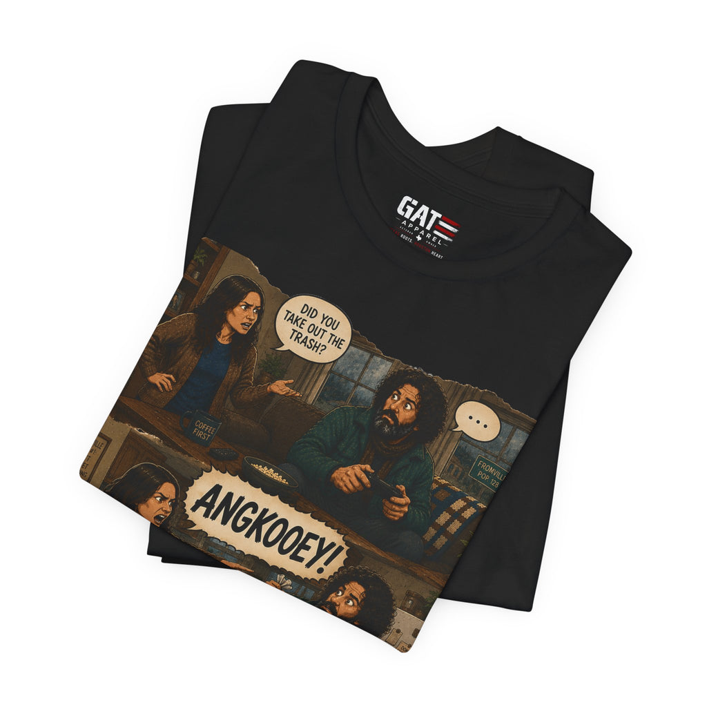 Que Sera, Sera Comic Tee — 'Angkooey!' Retro Graphic T-Shirt