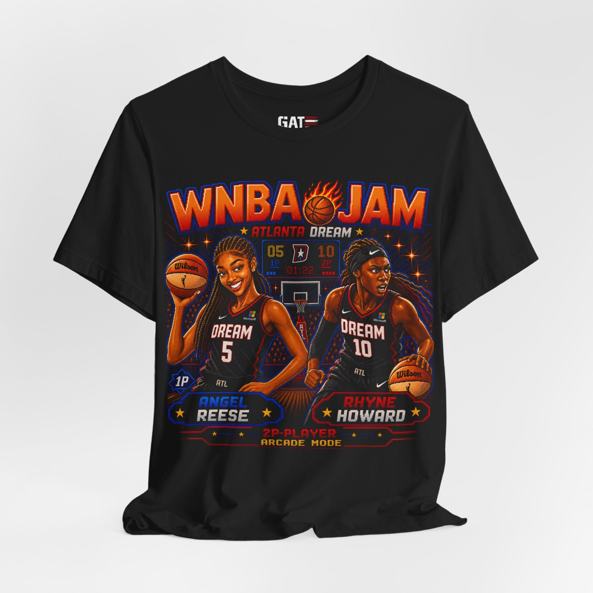Atlanta Dream Angel Reese and Jackie Young Shirt WNBA JAM Tee
