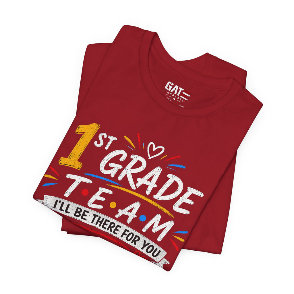1st Grade Team Tee, Teacher Squad Shirt, Color Dot Inspired Teacher Shirt, Grade Level Team Gift, School Staff Apparel, Friends Theme