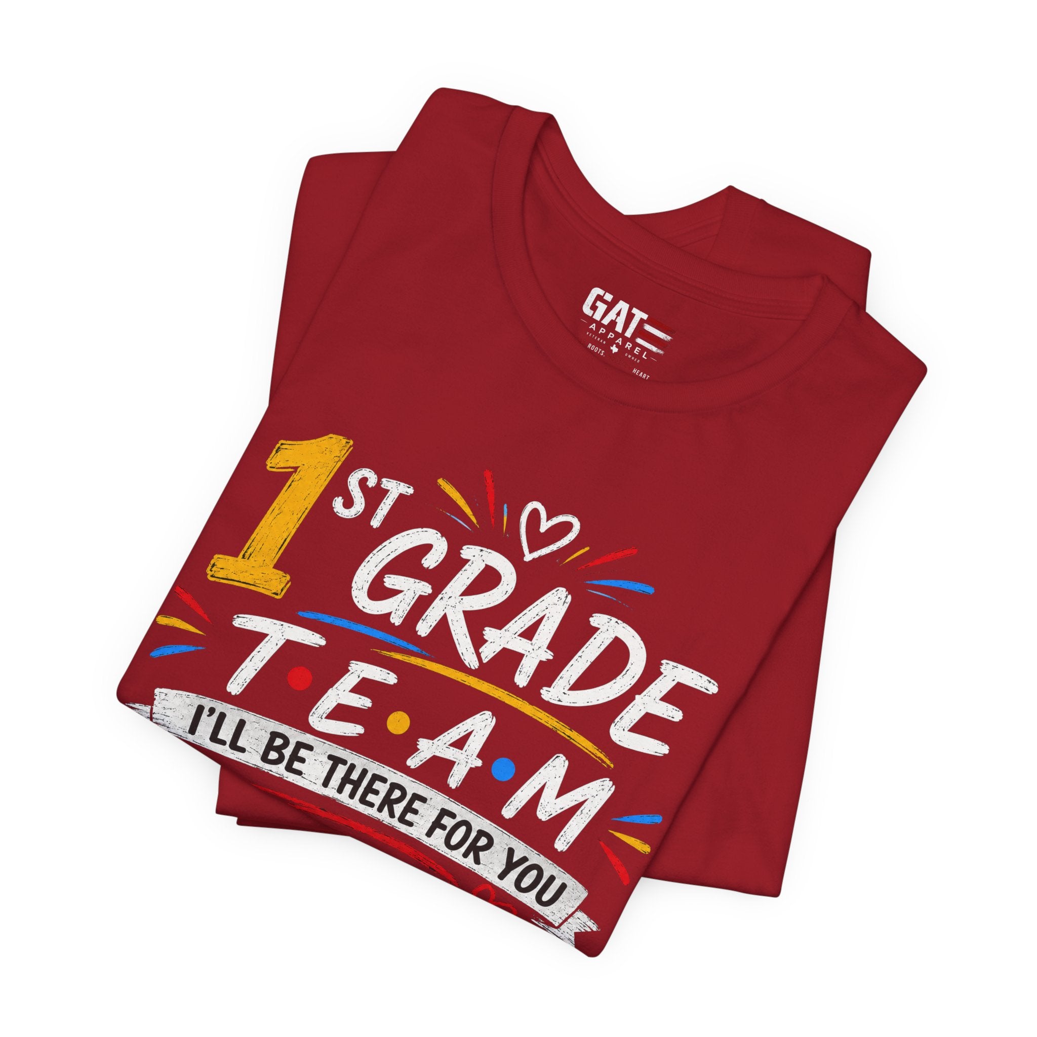 1st Grade Team Tee, Teacher Squad Shirt, Color Dot Inspired Teacher Shirt, Grade Level Team Gift, School Staff Apparel, Friends Theme