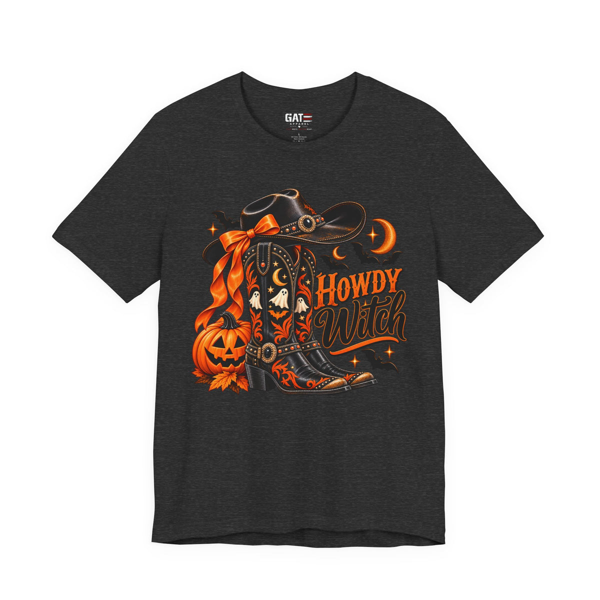 Howdy Witch Halloween Shirt | Western Cowboy Pumpkin Tee