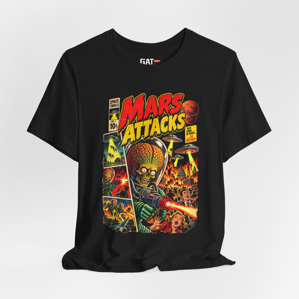Mars Attacks Shirt | Retro Sci-Fi Comic Movie Tee