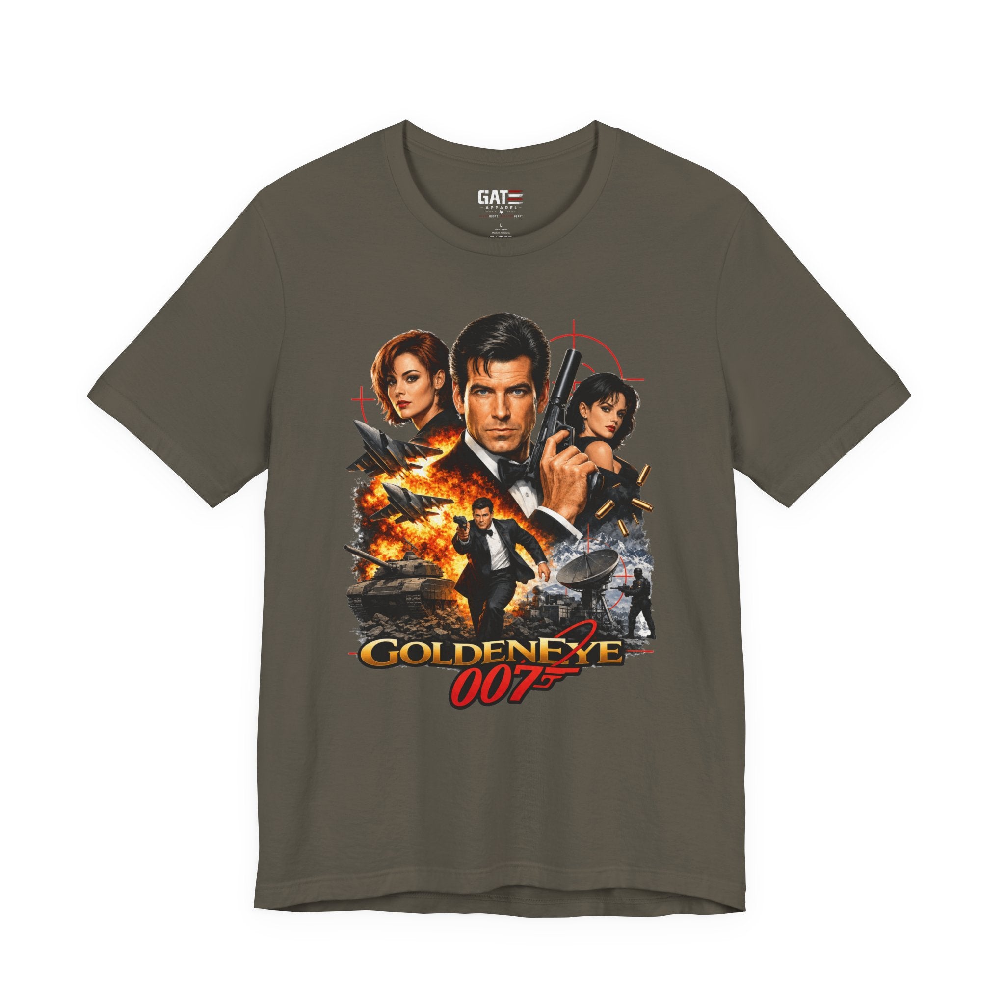 Retro Gamer Shirt, Classic N64 Gaming Tee, FPS Video Game Shirt, Old School Gamer Gift, Retro Gaming Movie Poster Tee | Graphic T-Shirt