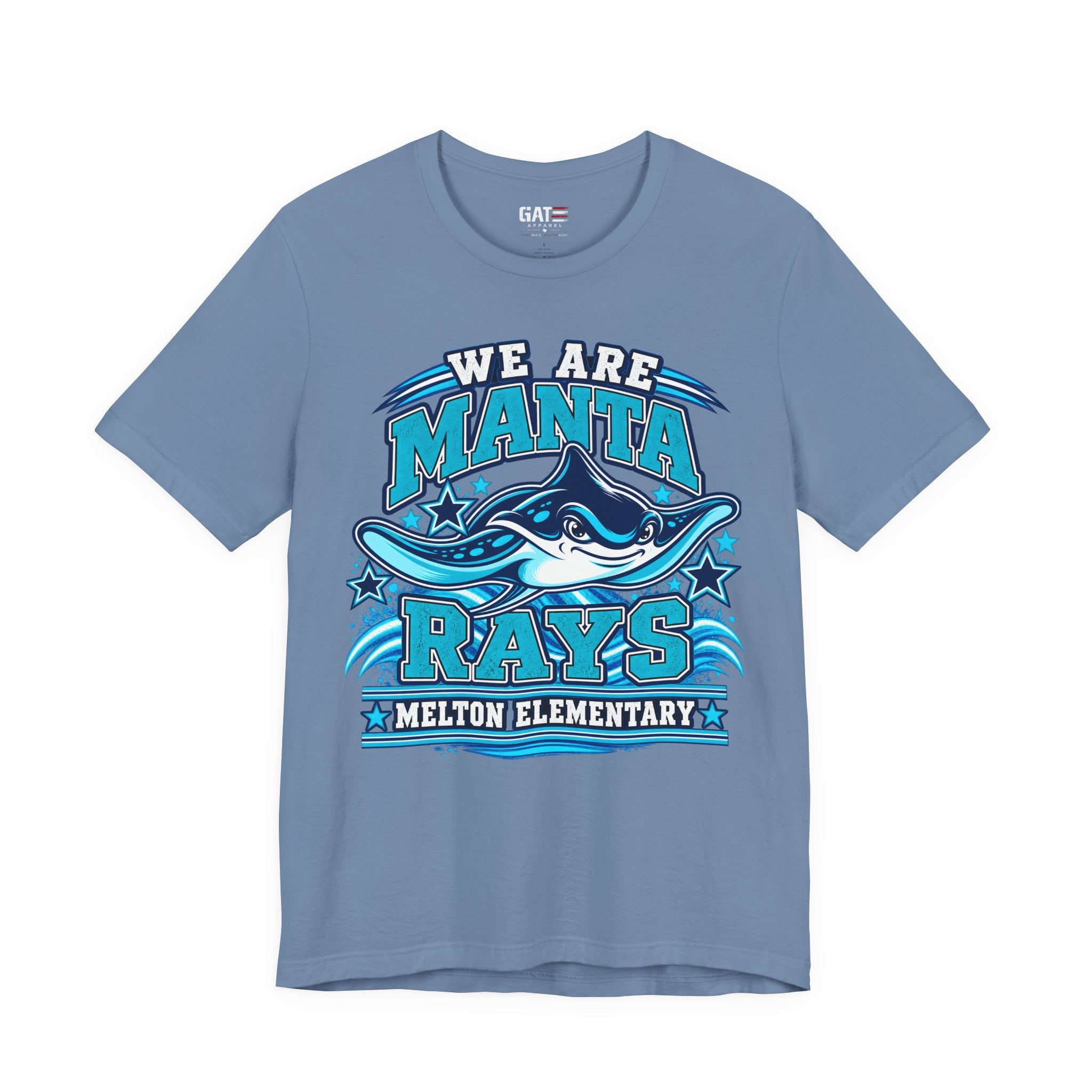 Melton Manta Rays School Tee – "We Are Manta Rays" Melton Elementary Spirit Shirt