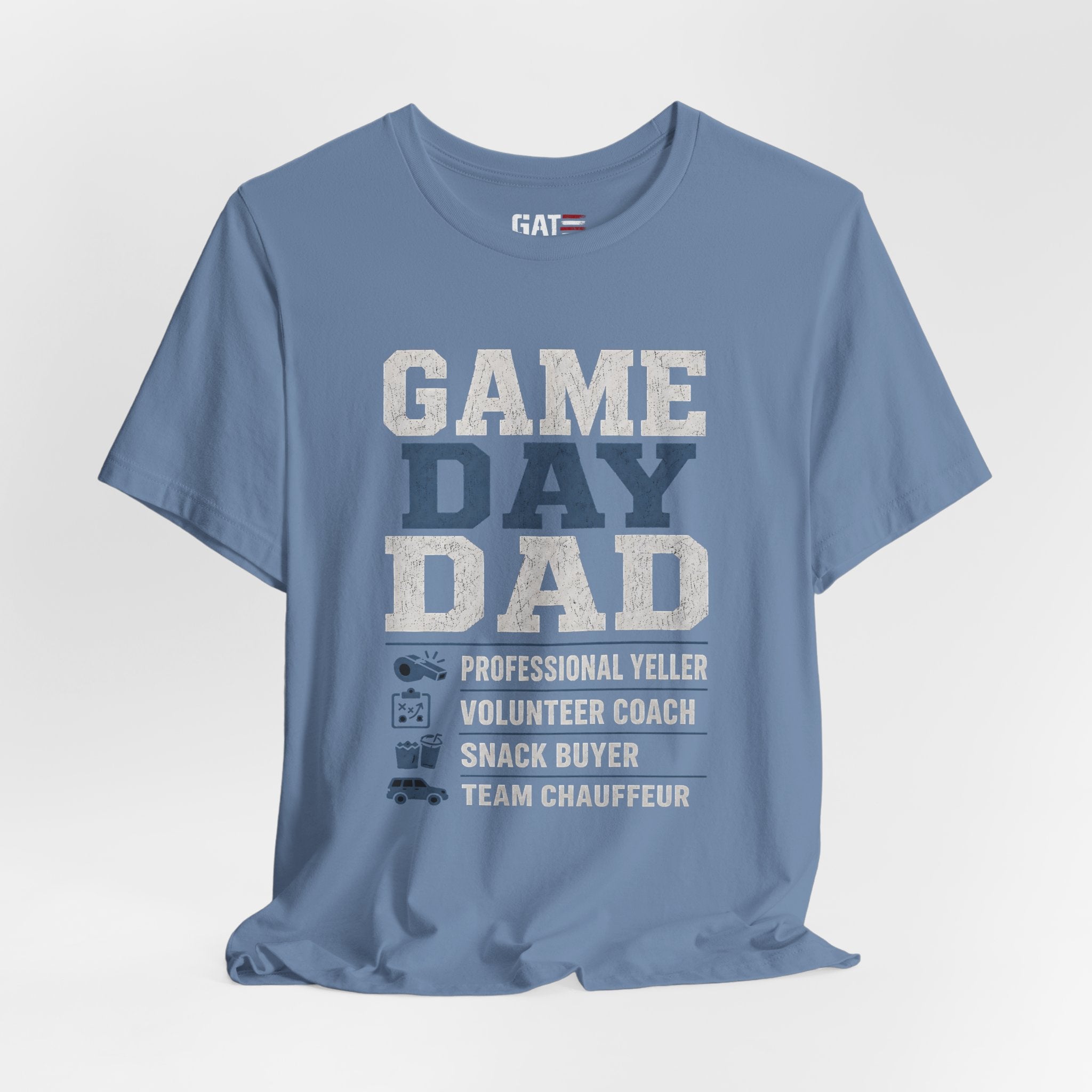 Game Day Dad Shirt, Father's Day Gift for Dad, Football Dad Tee, Baseball Dad Shirt, Team Chauffeur Coach Dad Tee