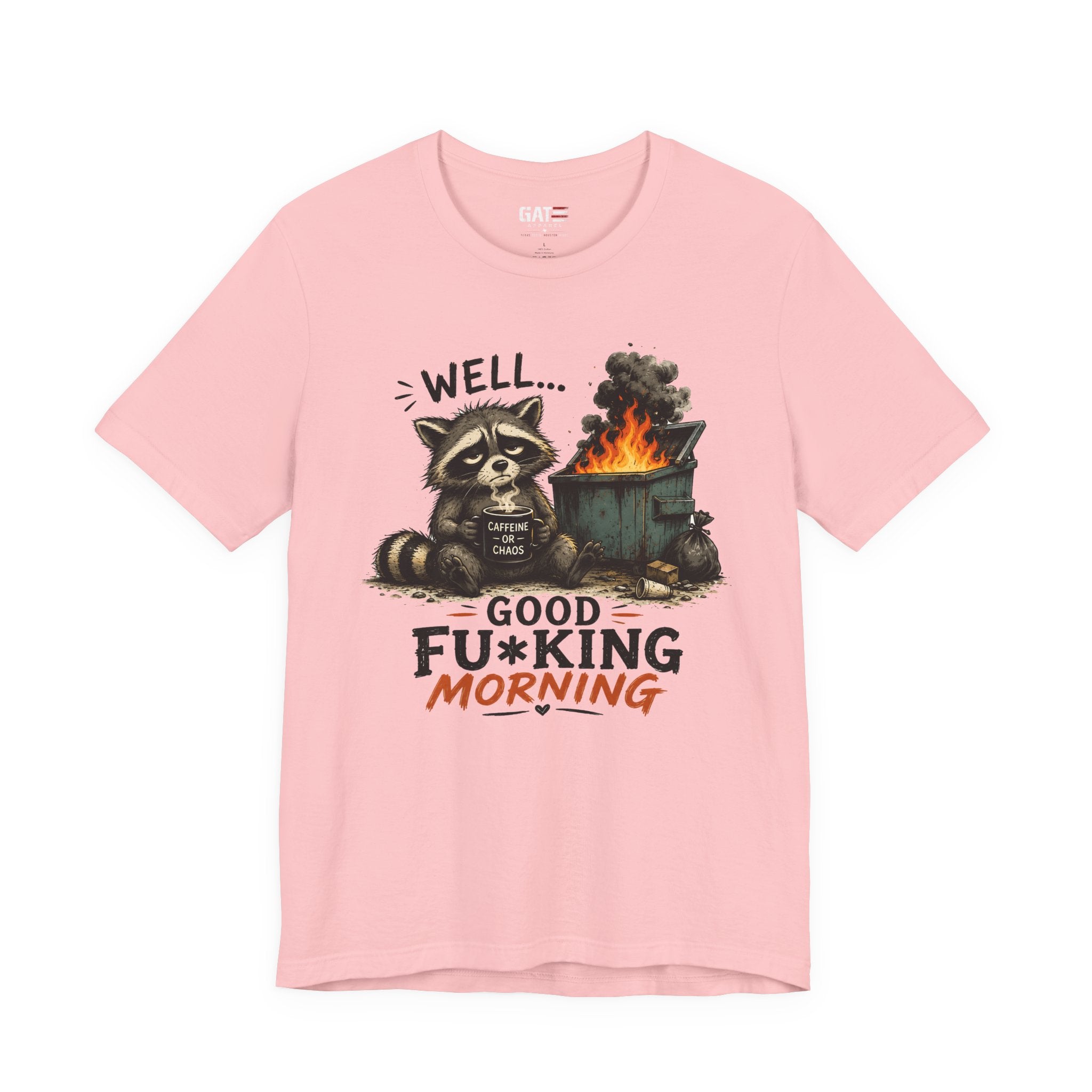 Funny Raccoon Shirt, Coffee Lover Shirt, Trash Panda Tee, Funny Animal Shirt, Sarcastic Shirt, Coffee Addict Gift, Unisex Graphic Tee