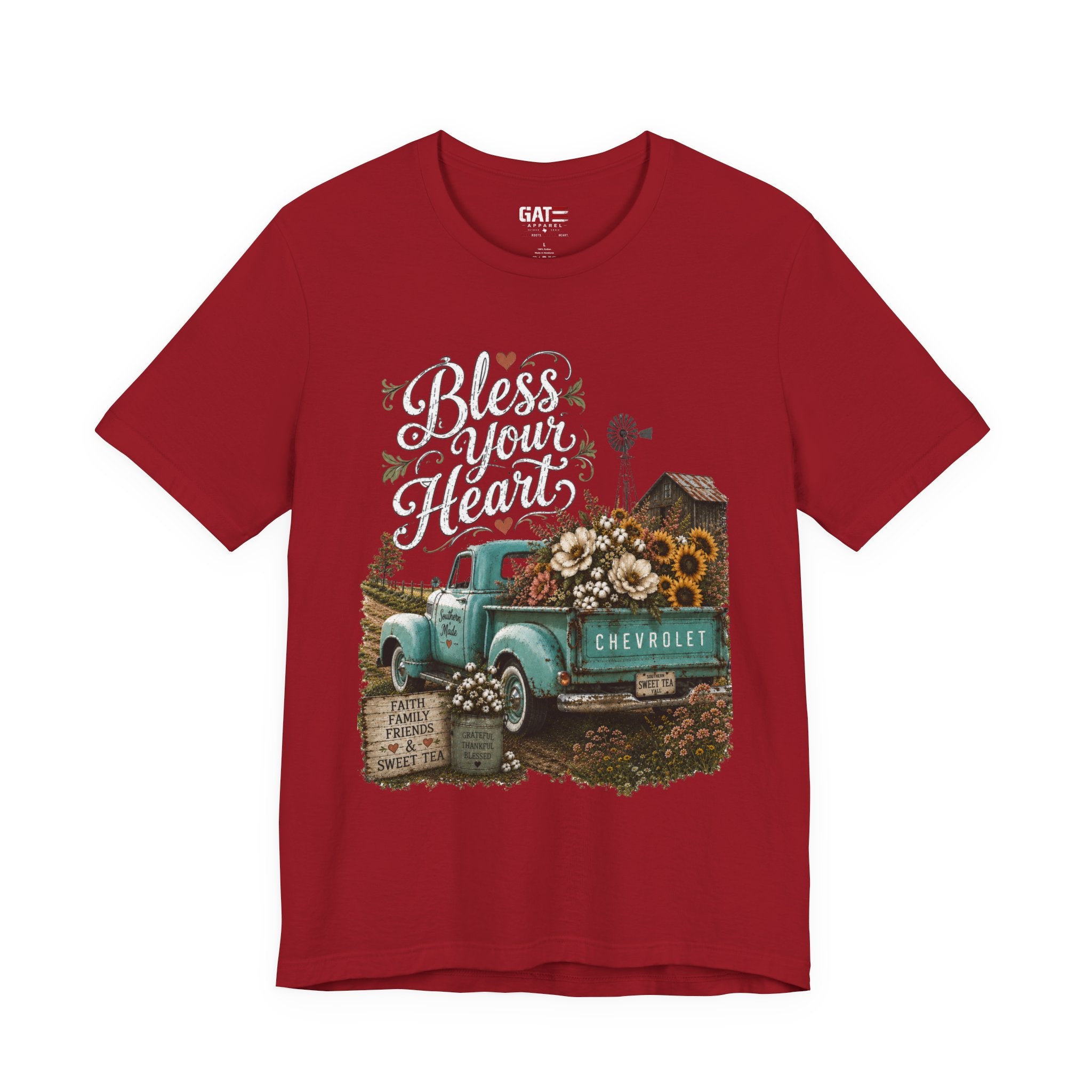 Funny Southern Shirt, Bless Your Heart Tee, Southern Humor Graphic Tee, Magnolia Floral Shirt, Country Girl Gift, Farmhouse Style Tee