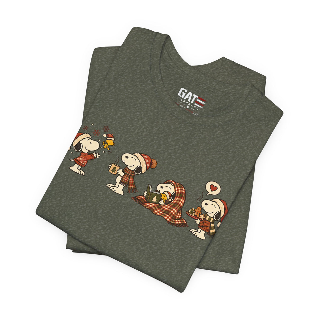 Cozy Christmas Snoopy Shirt - product mockup view 26