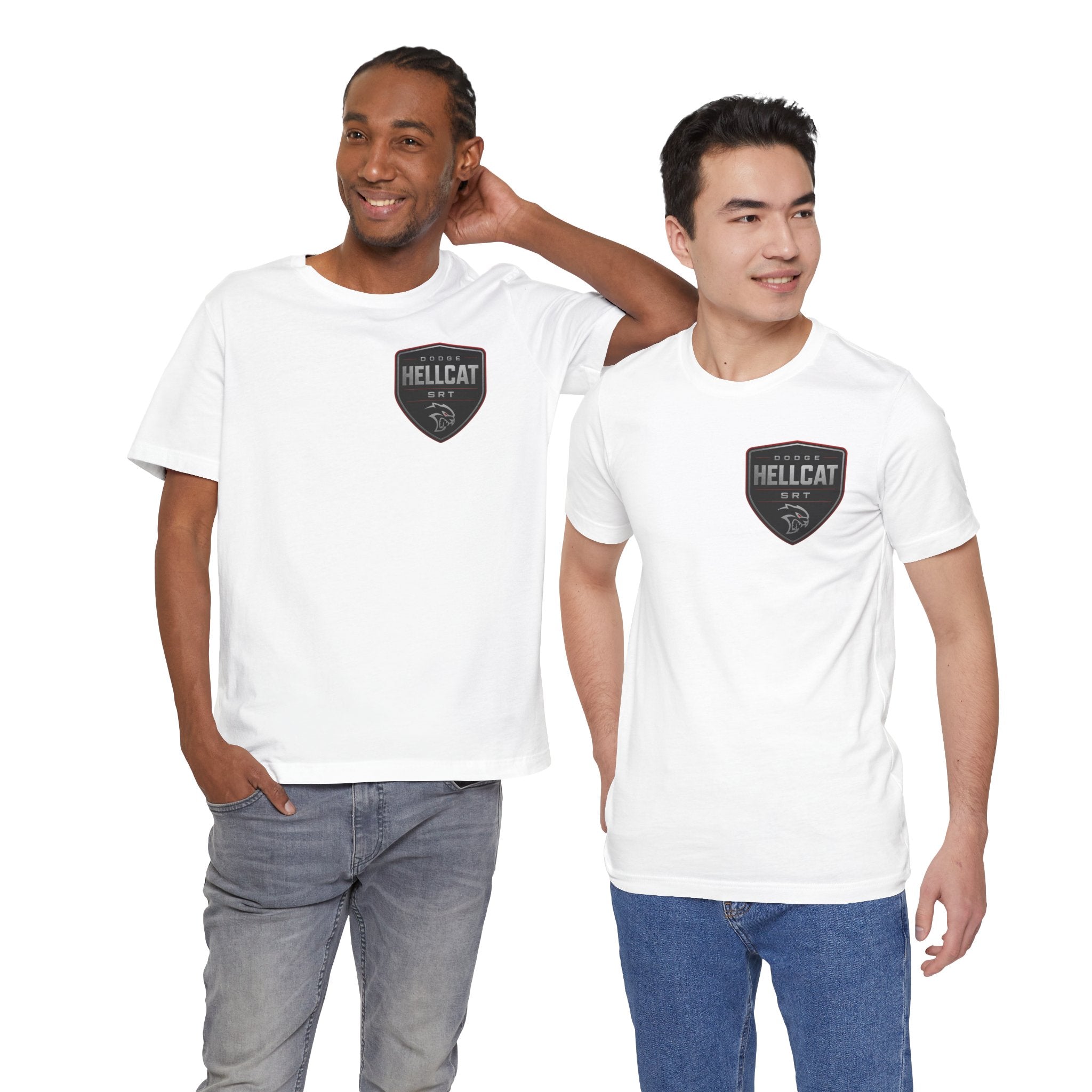 Dodge Hellcat SRT Graphic Tee — Muscle Car Illustration & Specs T-Shirt