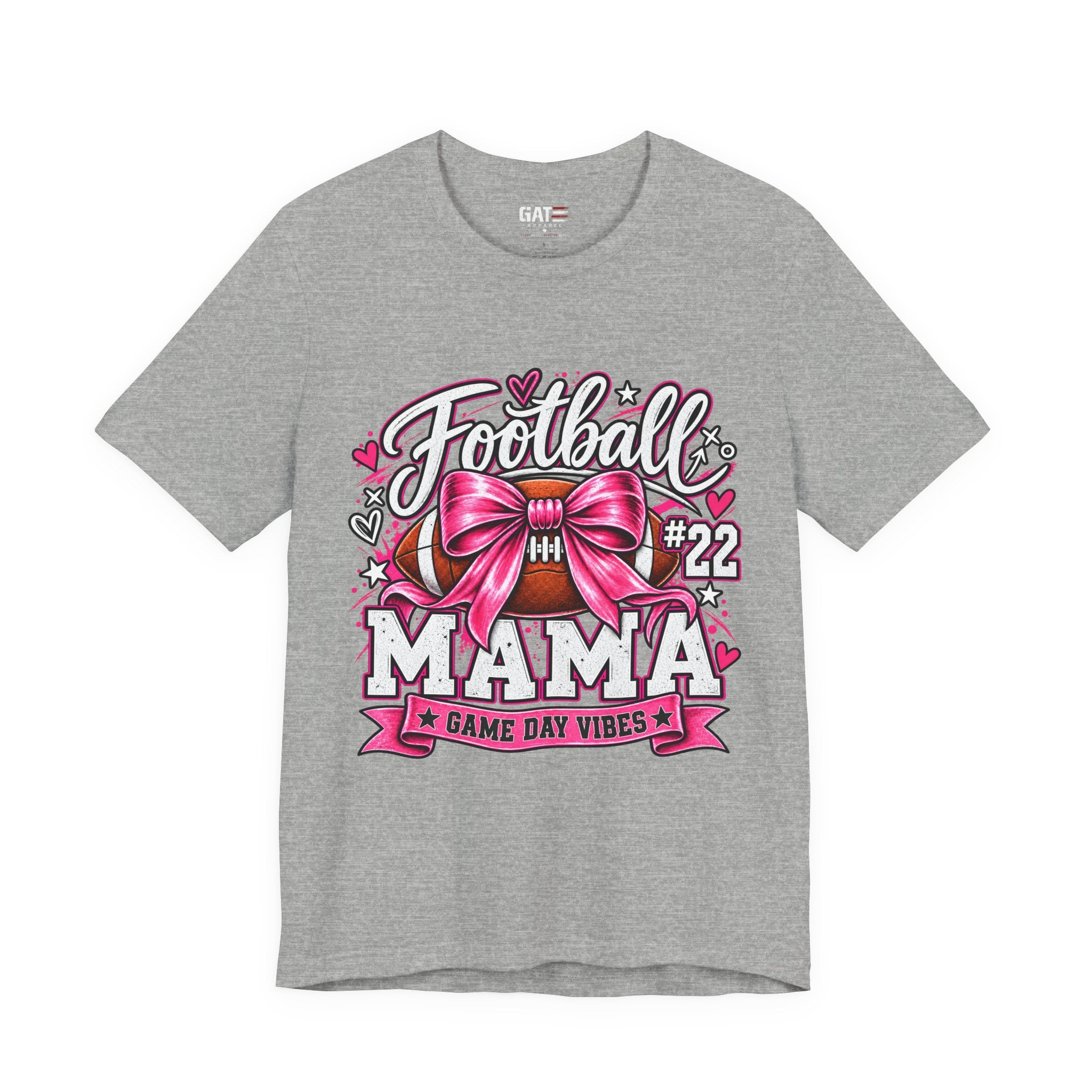 Football Mom Personalized Shirt Custom Player Name Number Player Game Day Tee