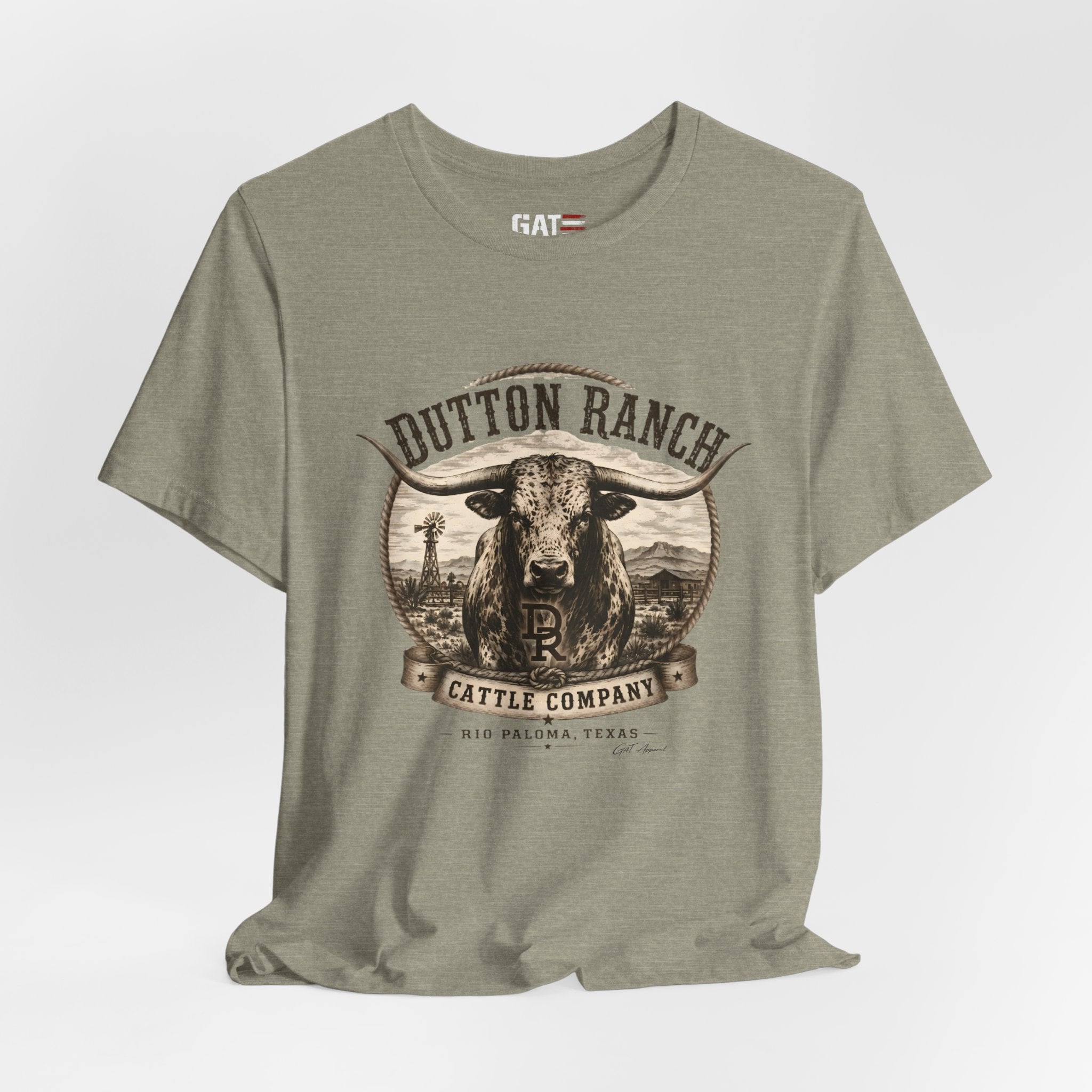 Dutton Ranch Cattle Company Shirt | Yellowstone Inspired Longhorn Tee