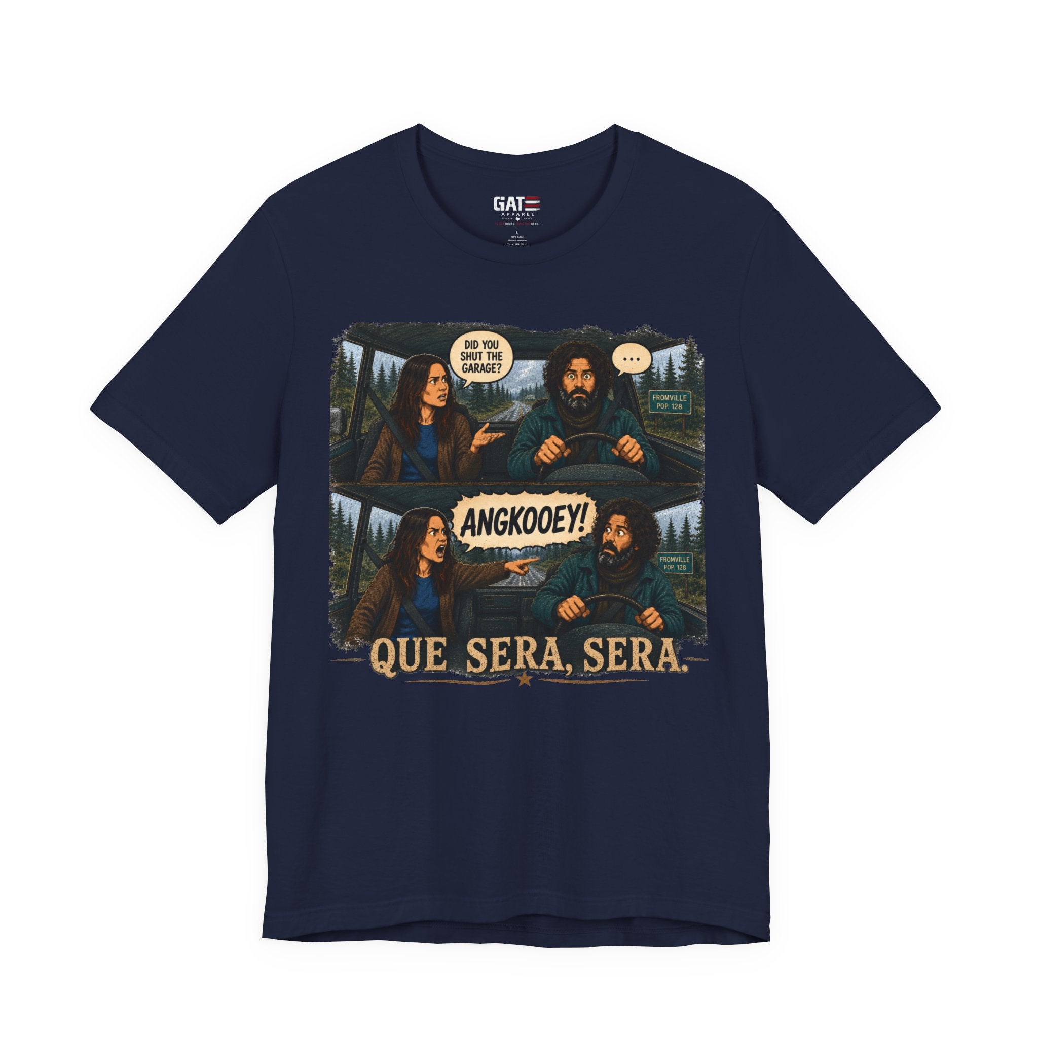 From|FromVille|Angkooey|Funny Horror Comedy Tee| Driving