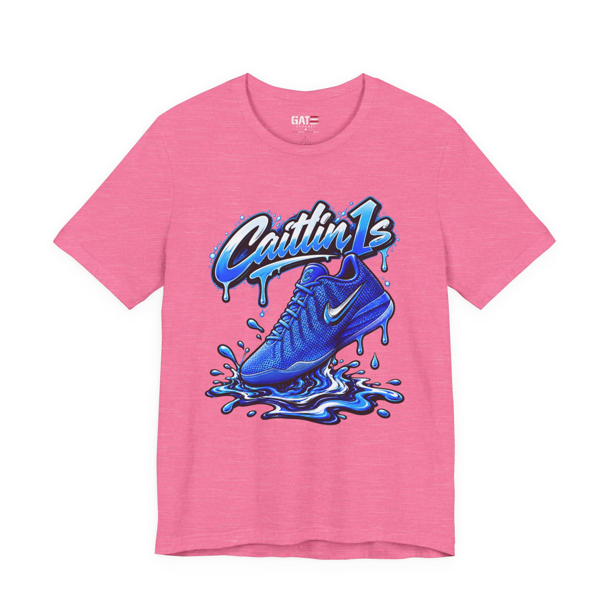 Caitlin Clark Caitlin 1s Racer Blue Drip Sneaker Shirt