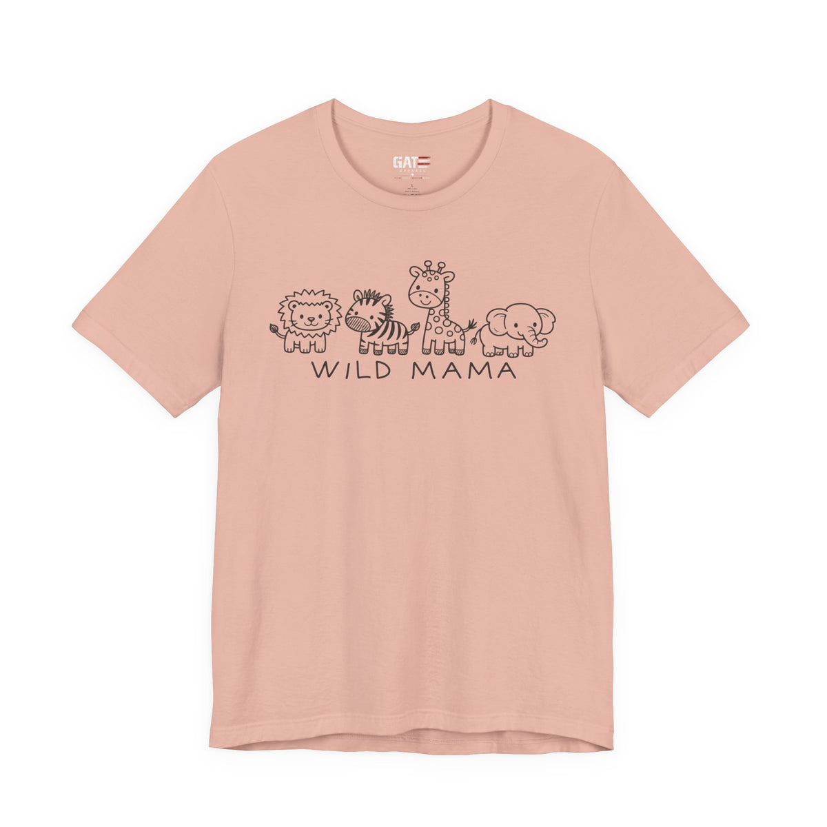 Wild Mama T-Shirt – Cute Baby Animal Graphic Tee for Moms - product image 6